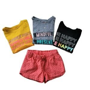 Cat & Jack Girl's 4T 4 Piece Bundle